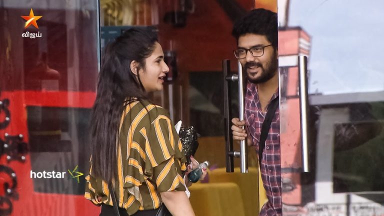 Trending Today-losliya-kavin-flirting-thinatamil
