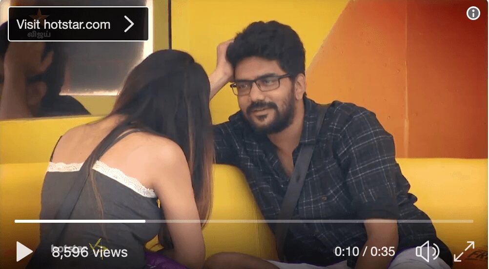 biggboss kavin lossliya biggboss kavin lossliya