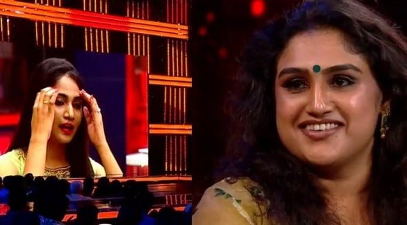 losliya-blame-vanitha-thinatamil