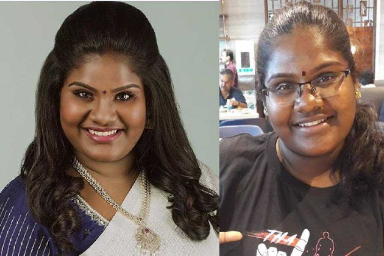 படு மேக்கப்புடன் அடையாளம் தெரியாமல் மாறிய ரோபோ ஷங்கரின் மகள்! indraja-shankar-thinatamil