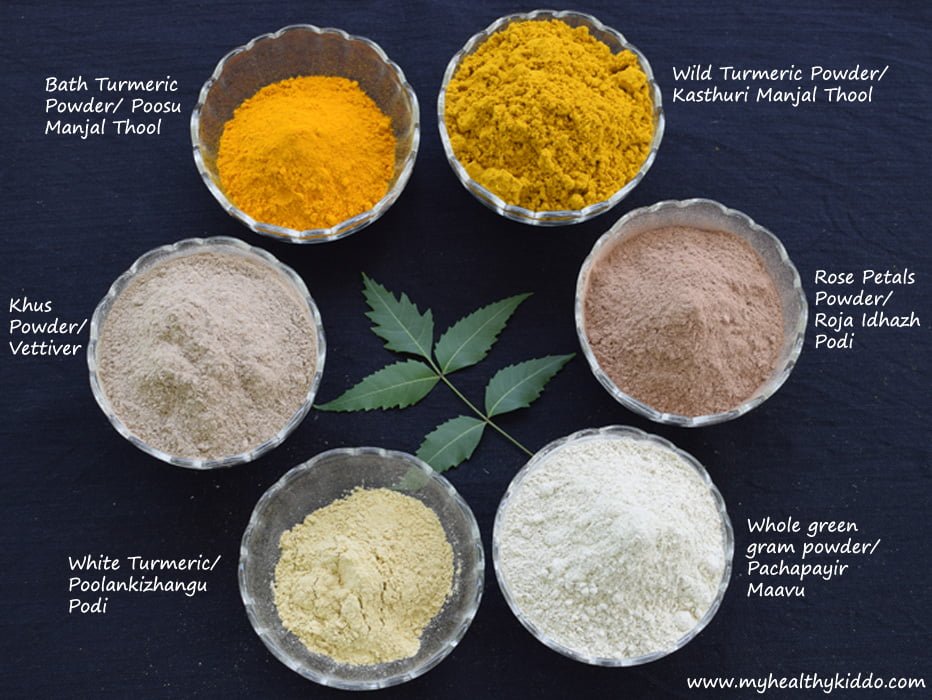 கோடை காலத்தில் சருமத்தை பாதுகாக்கும் குளியல் பொடி - Bath powder that protects the skin during the summer 4 Herbal-Bath-Powder-thinatamil