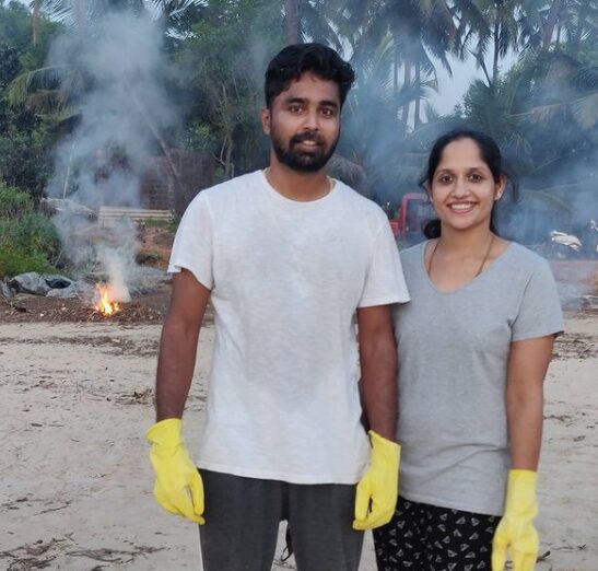 தேனிலவை வித்தியாசமாக கொண்டாடிய புதுமணத்தம்பதி! என்ன செய்தனர் தெரியுமா? குவியும் வாழ்த்துக்கள் anutheep-new-married-couple-thinatamil